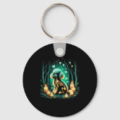 Porte-clés Cool Jouet Poodle Chien Squelette Halloween Chien  (Recto)