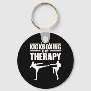 Porte-clés Cool Kickboxing pour hommes femmes Kickboxer Worko