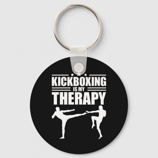 Porte-clés Cool Kickboxing pour hommes femmes Kickboxer Worko (Recto)