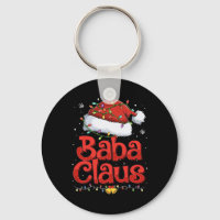 Cool mâle Baba Claus avec chapeau de Noël