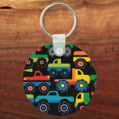 Porte-clés Cool Monsters Camions Transport Cadeaux pour garço (Recto)