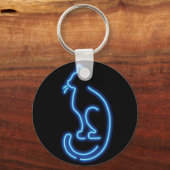 Porte-clés Cool Neon Cat (Recto)