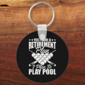 Porte-clés Cool Ol Design For Men Women Billiards Lover Ol Pl (Recto)