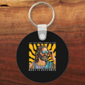 Porte-clés Cool People Are Born In December Christian Jesus C (Recto)