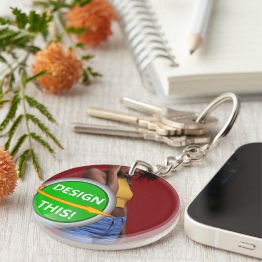 Porte-clés COOL ! Porte - clé - Cercle acrylique (double face (Devant droit)