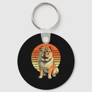 Porte-clés Cool proud chow chow men women vintage dog lovers 