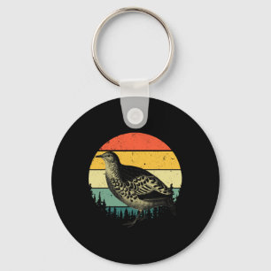 Porte-clés Cool Quail Art Hommes Femmes Chasseur d'oiseaux Qu