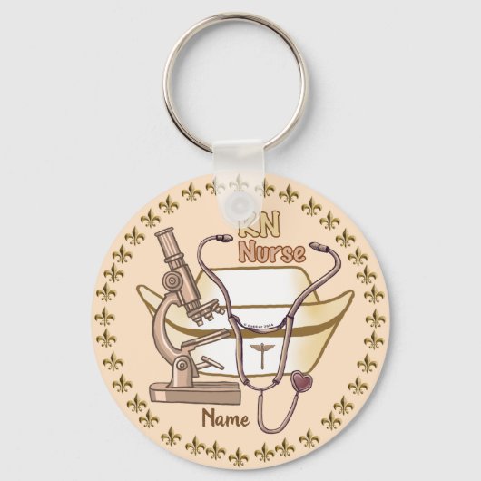 Porte-clés Cool RN porte - clé infirmier (Recto)