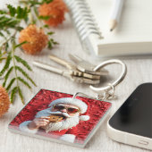 Porte-clés Cool Santa Claus (Devant Droit)