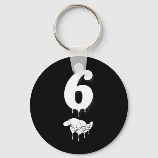 Porte-clés Cool Six Seven 6 7 Mème Génération Alpha Argot Cos (Recto)