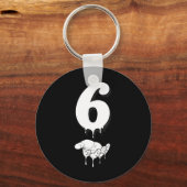 Porte-clés Cool Six Seven 6 7 Mème Génération Alpha Argot Cos (Recto)