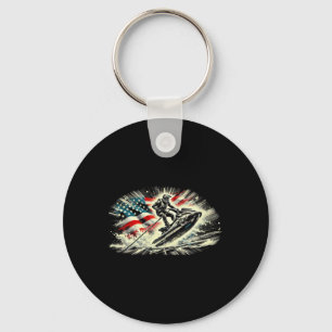 Porte-clés Cool Ski Pour Hommes Femmes Skieuses Us American F