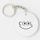 Porte-clés Cool Smiley Face Keychain (Devant)