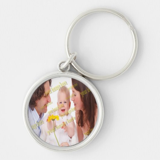 Porte-clés Cool spécial Budget photo famille (Devant)