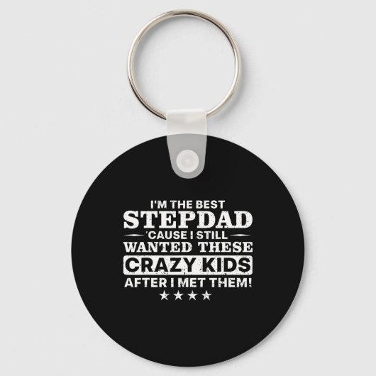 Porte-clés Cool Stepdad For Men Père Step Papa Parenthood St (Recto)