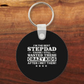 Porte-clés Cool Stepdad For Men Père Step Papa Parenthood St (Recto)