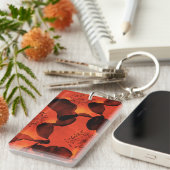 Porte-clés Cool, tendance, unique art numérique de motif de f (Devant droit)