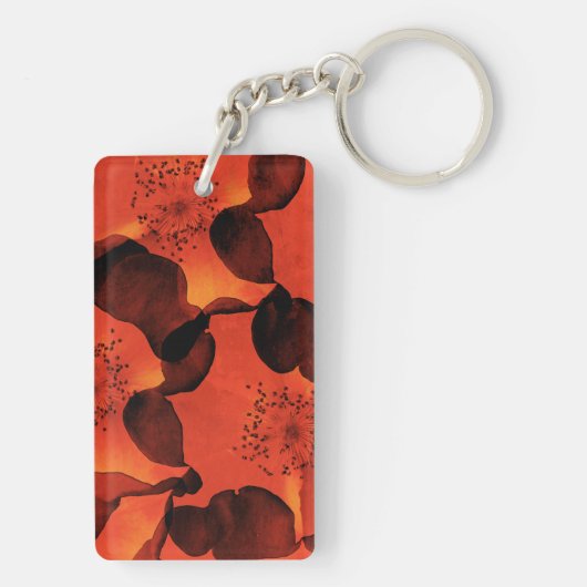 Porte-clés Cool, tendance, unique art numérique de motif de f (Dos)