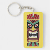 Porte-clés Cool Tiki Totems nom personnalisé porte - clé (Devant)