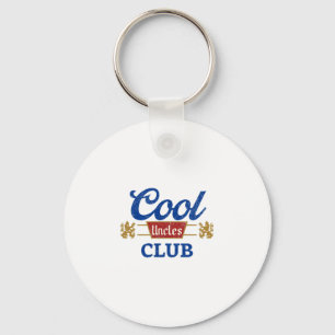 Porte-clés Cool Uncles Club Meilleur Oncle Jamais Drôle Poche