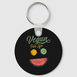 Porte-clés Cool Vegan For Life Veggie Food Plante Diet World