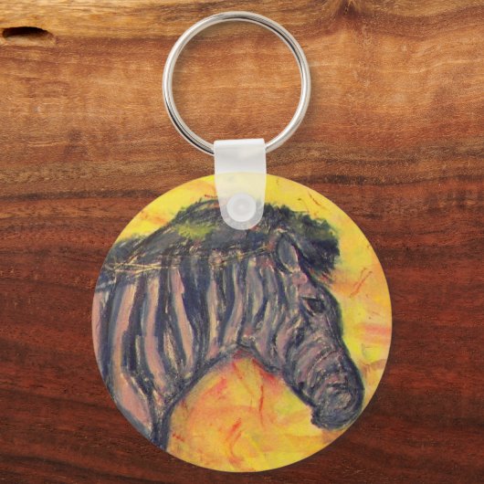 Porte-clés Cool Zebra (Recto)