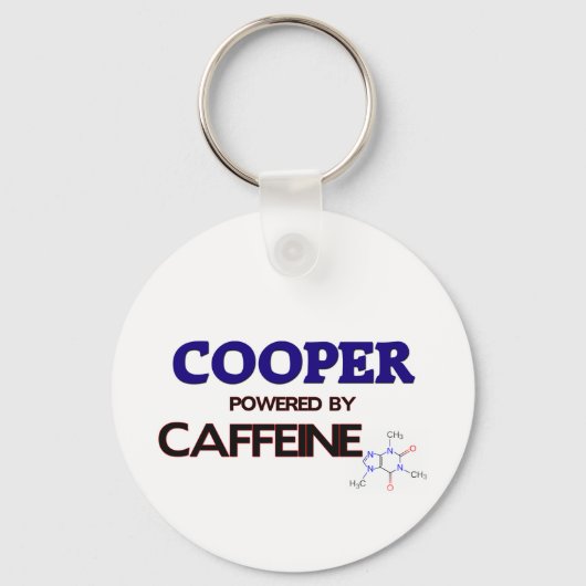 Porte-clés Cooper Propulsé par la caféine (Recto)