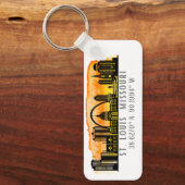 Porte-clés Coordinates de St. Louis Skyline (Recto)