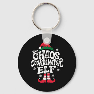Porte-clés Coordinateur du Chaos de Noël Elf Xmas Pajama Don 