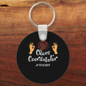 Porte-clés Coordinateur du Chaos Enseignant Professeur Profes (Recto)