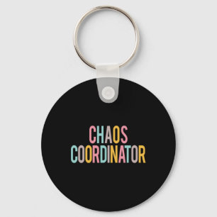 Porte-clés Coordinateur du Chaos Jour d'appréciation colorée