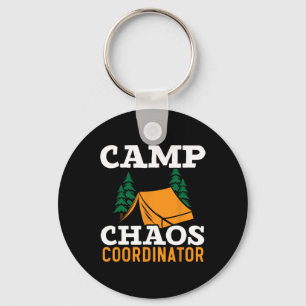 Porte-clés Coordonnateur du Camp Chaos Équipe de Camping Dire