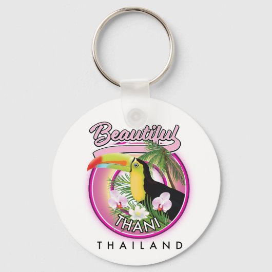 Porte-clés Copie de la belle Thani Thaïlande (Recto)