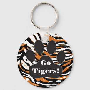Porte-clés Copie et patte de tigre