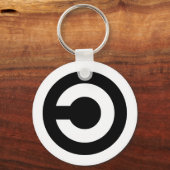 Porte-clés Copyleft - l'information veut être libre (Recto)