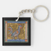 Porte-clés Coq de bestiaire médiéval c. 1270 (Dos)