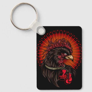 Porte-clés Coq de boîte