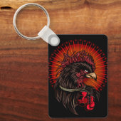 Porte-clés Coq de boîte (Recto)