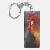 Porte-clés Coq domestique de basse-cour (Devant gauche)