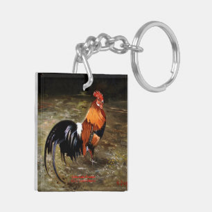 Porte-clés Coq/Gaulois/Rooster