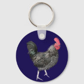 Porte-clés Coq Noir N° 4  (Verso)