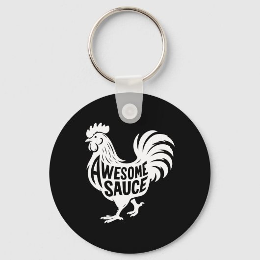Porte-clés Coq Sauce Incroyable (Recto)