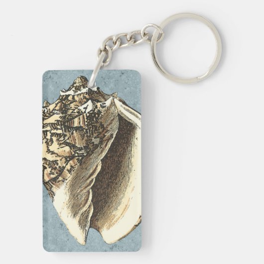 Porte-clés Coque conique en pierre (Dos)