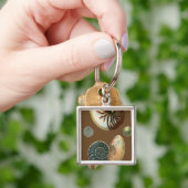 Porte-clés Coque de cacao (main)