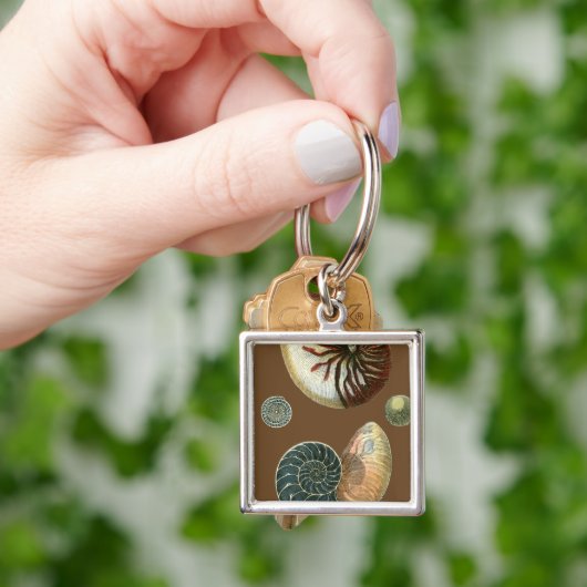 Porte-clés Coque de cacao (main)