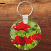 Porte-clés coquelicot (Recto)