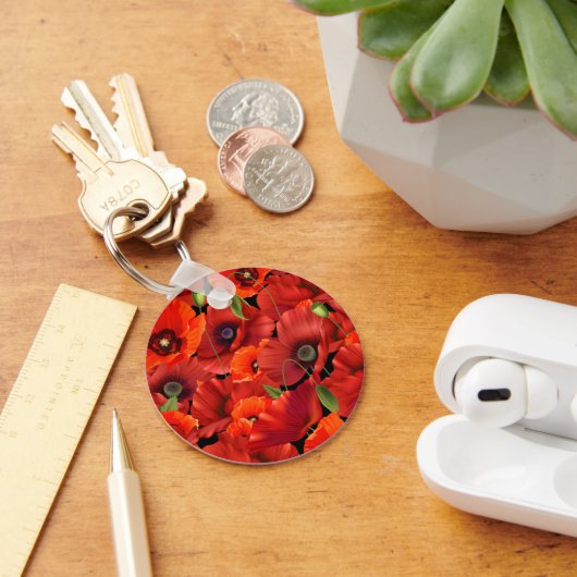 Porte-clés Coquelicot (Bureau)
