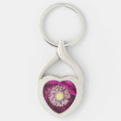 Porte-clés Coquelicot Oriental Fleur Rose Foncé (Devant)