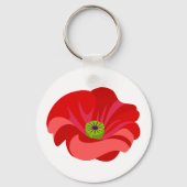Porte-clés Coquelicot rouge (Verso)
