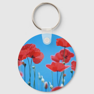Porte-clés Coquelicots de Provence